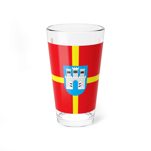Flag of Zhytomyr Oblast (Ukraine) Pint Glass 16oz 16oz - Go Mug Yourself