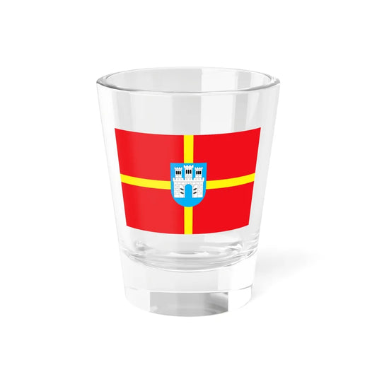 Flag of Zhytomyr Oblast Ukraine - Shot Glass 1.5oz 1.5oz - Go Mug Yourself