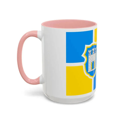 Flag of Zhytomyr Ukraine - Accent Coffee Mug - Go Mug Yourself