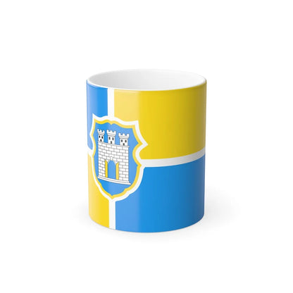 Flag of Zhytomyr Ukraine - Color Changing Coffee Mug-11oz-Go Mug Yourself