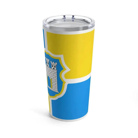 Flag of Zhytomyr Ukraine - Tumbler 20oz 20oz - Go Mug Yourself