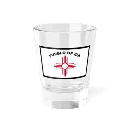 Flag of Zia Pueblo (Mexico) Shot Glass 1.5oz 1.5oz - Go Mug Yourself