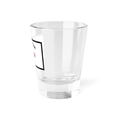Flag of Zia Pueblo (Mexico) Shot Glass 1.5oz - Go Mug Yourself
