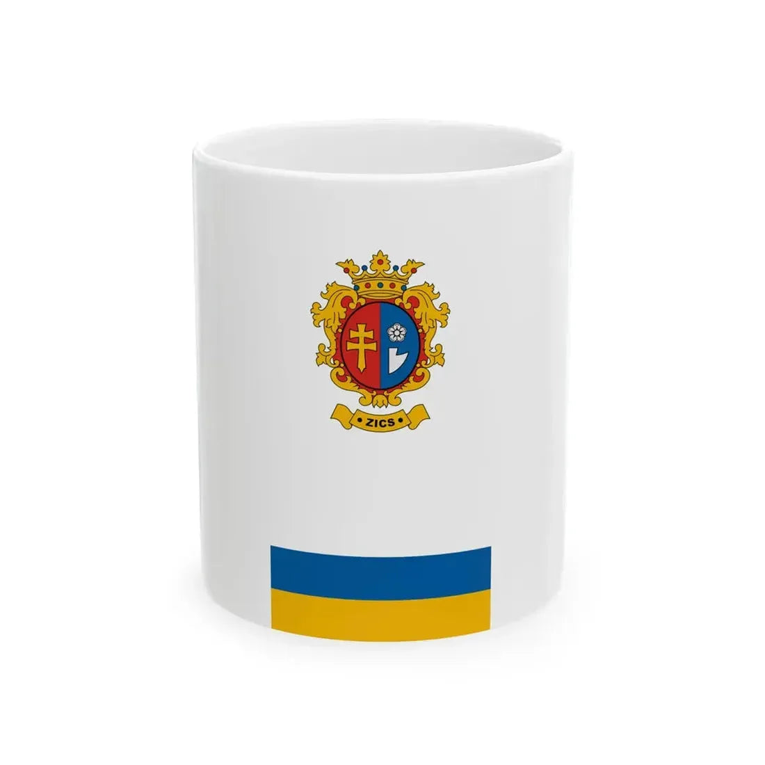 Flag of Zics vertical (Hungary) White Coffee Mug 11oz - Go Mug Yourself