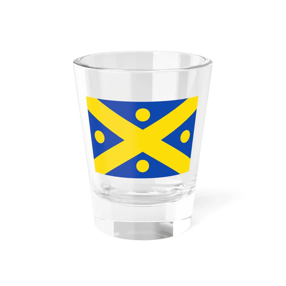 Flag of Zingem (Belgium) Shot Glass 1.5oz 1.5oz - Go Mug Yourself