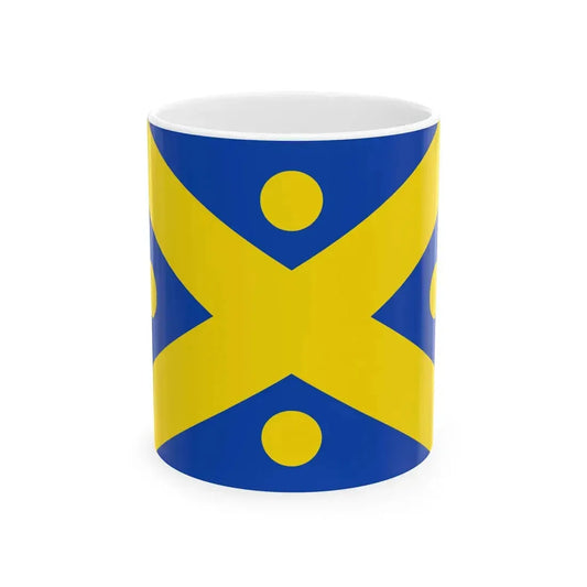 Flag of Zingem (Belgium) White Coffee Mug 11oz - Go Mug Yourself