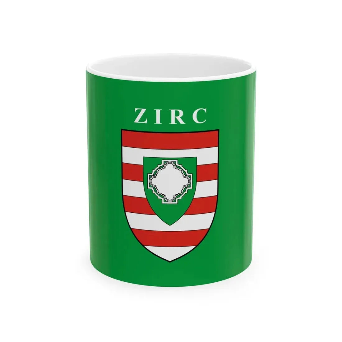 Flag of Zirc (Hungary) White Coffee Mug 11oz - Go Mug Yourself