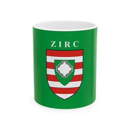 Flag of Zirc (Hungary) White Coffee Mug 11oz - Go Mug Yourself