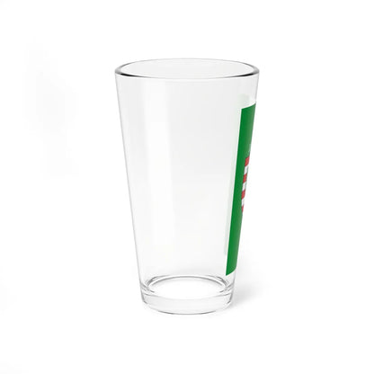 Flag of Zirc vertical (Hungary) Pint Glass 16oz - Go Mug Yourself