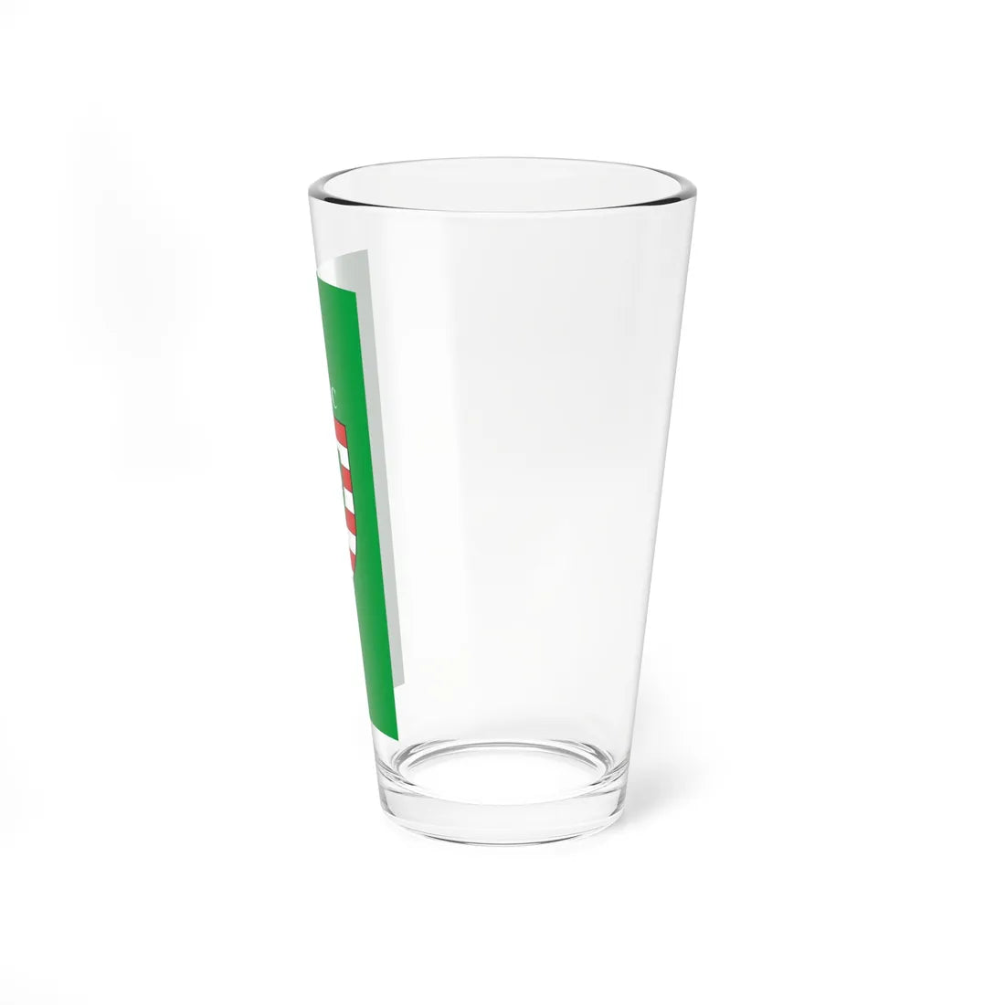 Flag of Zirc vertical (Hungary) Pint Glass 16oz - Go Mug Yourself