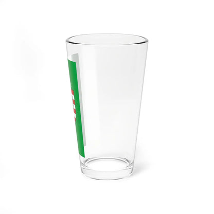 Flag of Zirc vertical (Hungary) Pint Glass 16oz - Go Mug Yourself