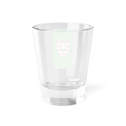 Flag of Zirc vertical (Hungary) Shot Glass 1.5oz - Go Mug Yourself