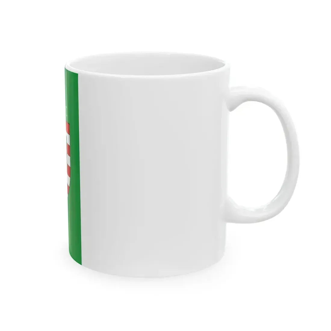 Flag of Zirc vertical (Hungary) White Coffee Mug - Go Mug Yourself