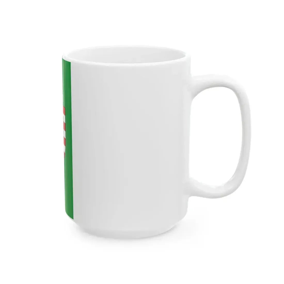 Flag of Zirc vertical (Hungary) White Coffee Mug - Go Mug Yourself