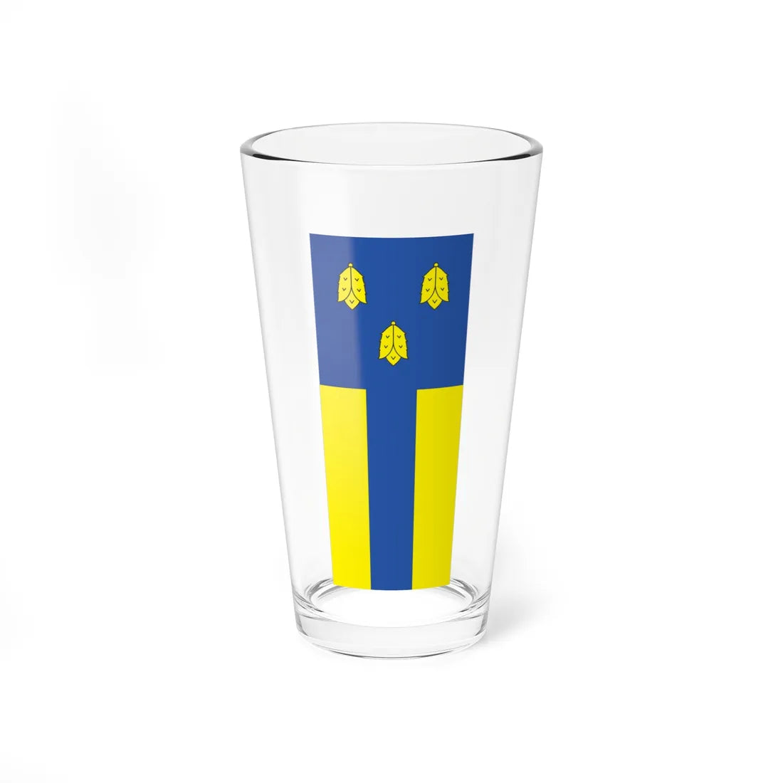 Flag of Ziri vertical (Slovenia) Pint Glass 16oz 16oz - Go Mug Yourself