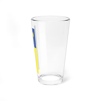 Flag of Ziri vertical (Slovenia) Pint Glass 16oz - Go Mug Yourself