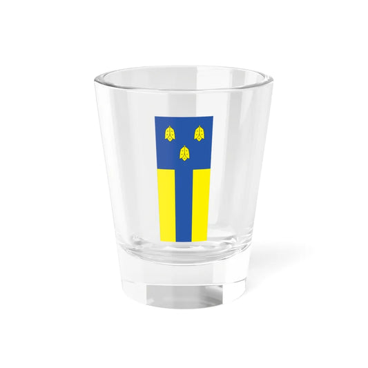 Flag of Ziri vertical (Slovenia) Shot Glass 1.5oz 1.5oz - Go Mug Yourself