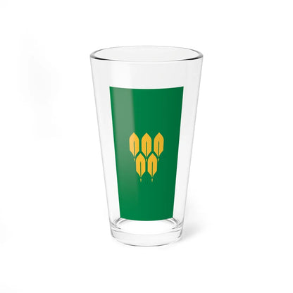 Flag of Zirovnica vertical (Slovenia) Pint Glass 16oz 16oz - Go Mug Yourself