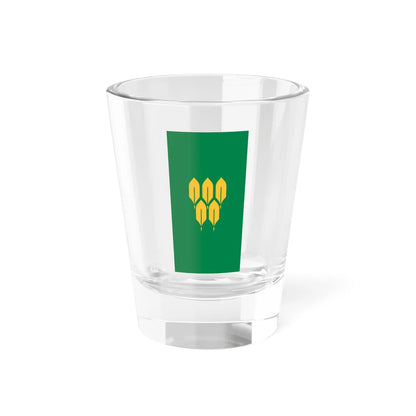 Flag of Zirovnica vertical (Slovenia) Shot Glass 1.5oz 1.5oz - Go Mug Yourself