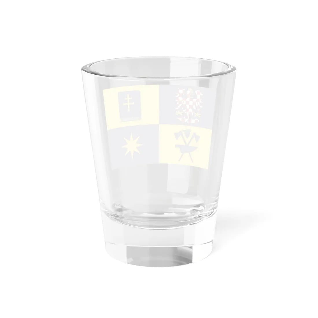 Flag of Zlin Region (Czech Republic) Shot Glass 1.5oz - Go Mug Yourself