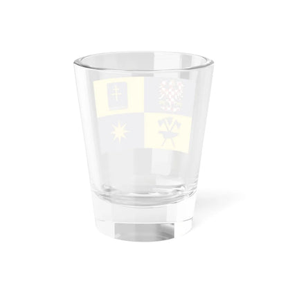 Flag of Zlin Region (Czech Republic) Shot Glass 1.5oz - Go Mug Yourself