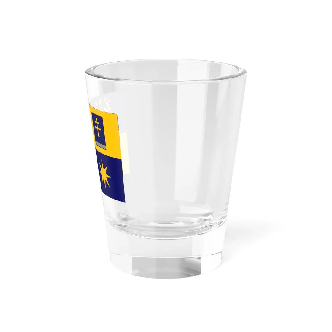 Flag of Zlin Region (Czech Republic) Shot Glass 1.5oz - Go Mug Yourself