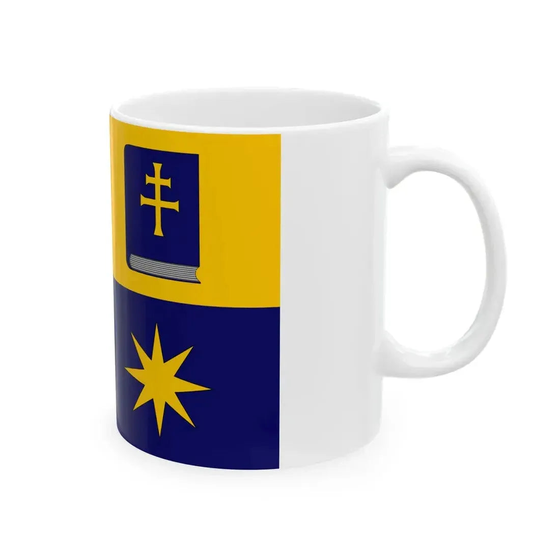 Flag of Zlin Region (Czech Republic) White Coffee Mug - Go Mug Yourself