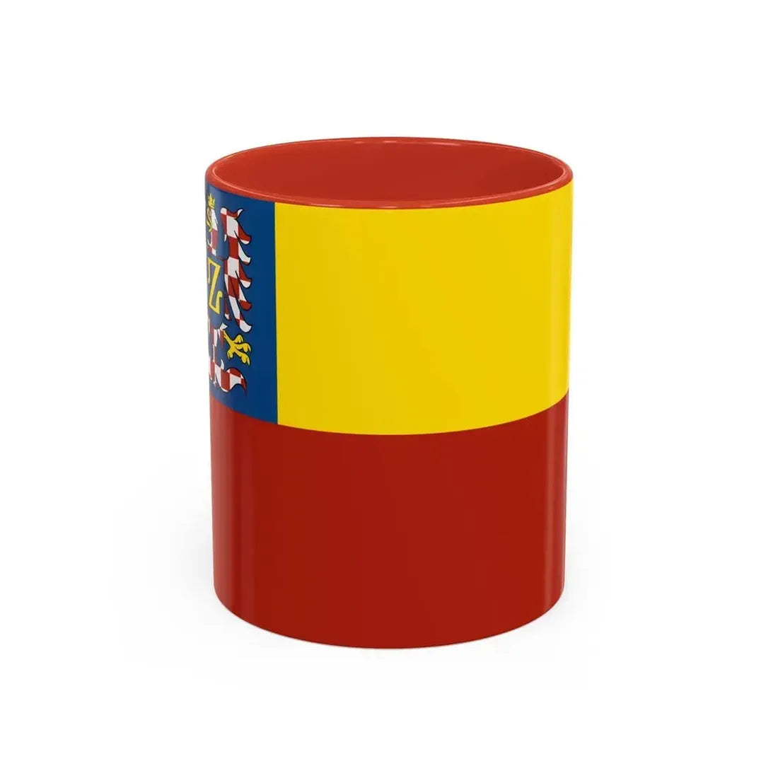 Flag of Znojmo Czech Republic - Accent Coffee Mug 11oz Red - Go Mug Yourself