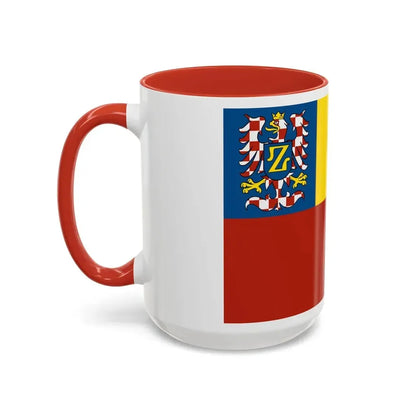 Flag of Znojmo Czech Republic - Accent Coffee Mug - Go Mug Yourself