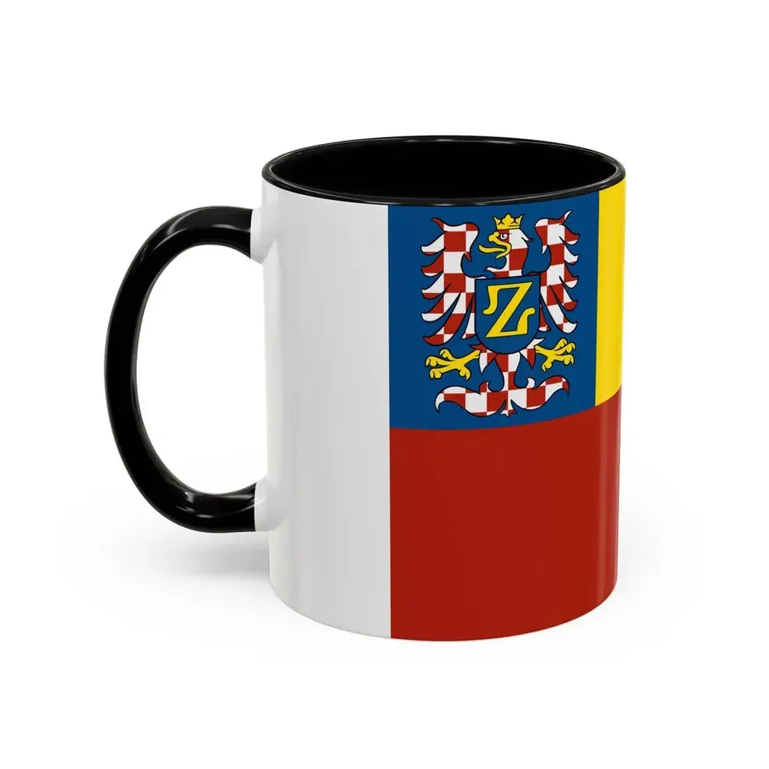 Flag of Znojmo Czech Republic - Accent Coffee Mug - Go Mug Yourself