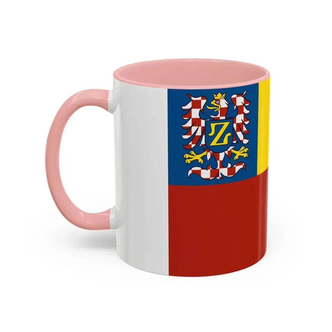 Flag of Znojmo Czech Republic - Accent Coffee Mug - Go Mug Yourself
