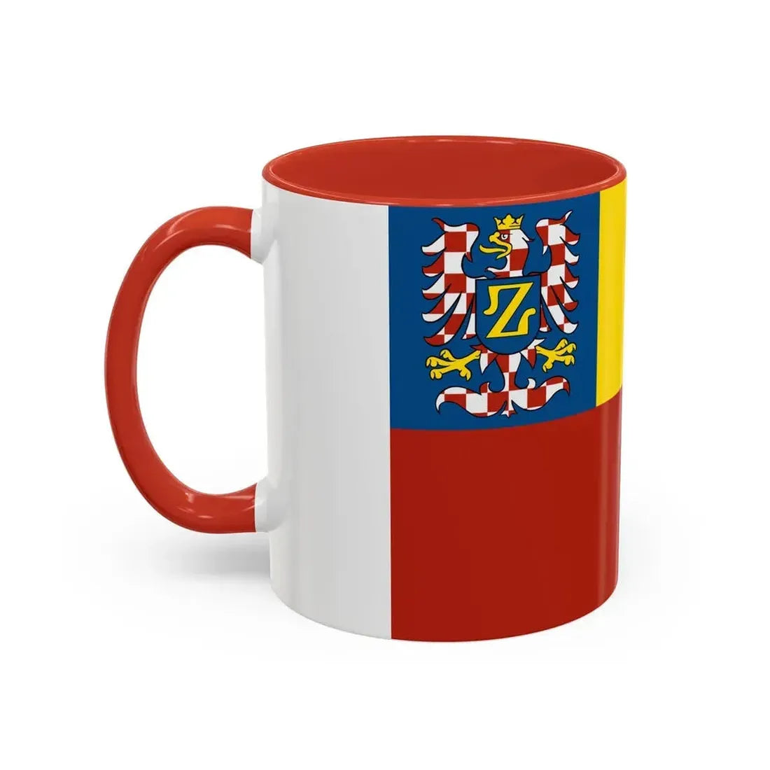 Flag of Znojmo Czech Republic - Accent Coffee Mug - Go Mug Yourself