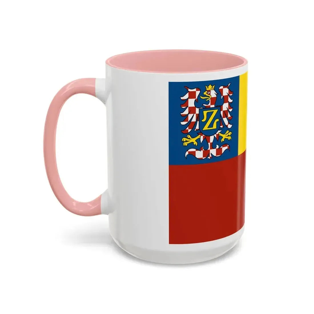 Flag of Znojmo Czech Republic - Accent Coffee Mug - Go Mug Yourself