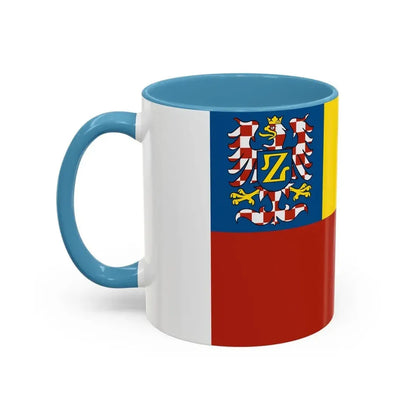 Flag of Znojmo Czech Republic - Accent Coffee Mug - Go Mug Yourself