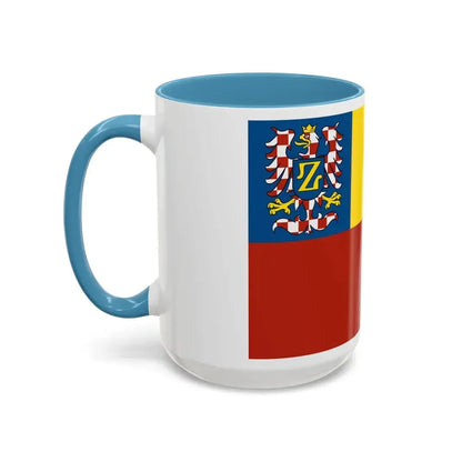Flag of Znojmo Czech Republic - Accent Coffee Mug - Go Mug Yourself