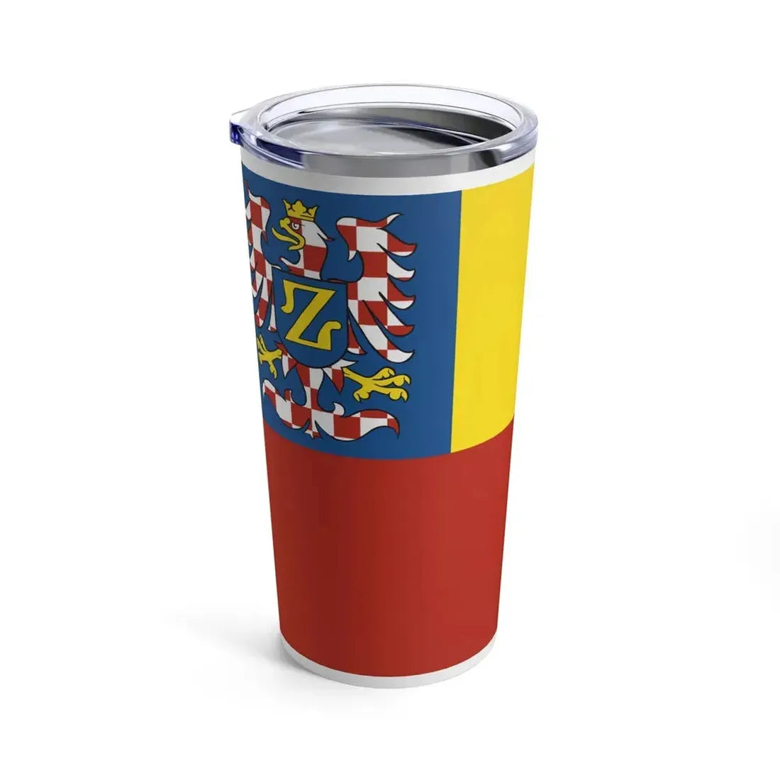 Flag of Znojmo Czech Republic - Tumbler 20oz - Go Mug Yourself