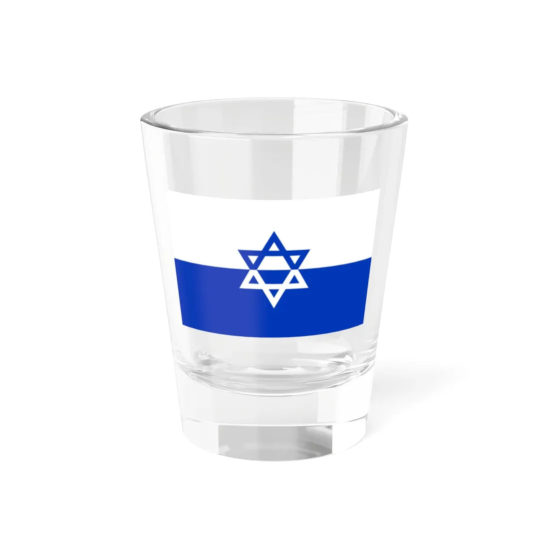Flag of ZOB Jewish Fighting Organization (Poland) Shot Glass 1.5oz 1.5oz - Go Mug Yourself