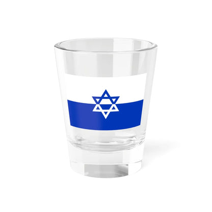 Flag of ZOB Jewish Fighting Organization (Poland) Shot Glass 1.5oz 1.5oz - Go Mug Yourself
