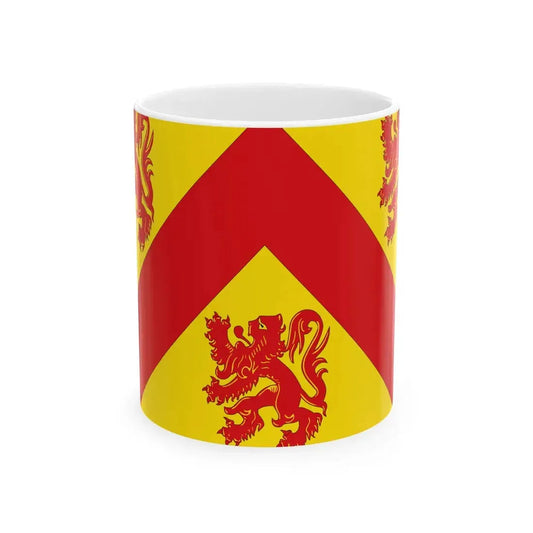 Flag of Zoersel (Belgium) White Coffee Mug 11oz - Go Mug Yourself
