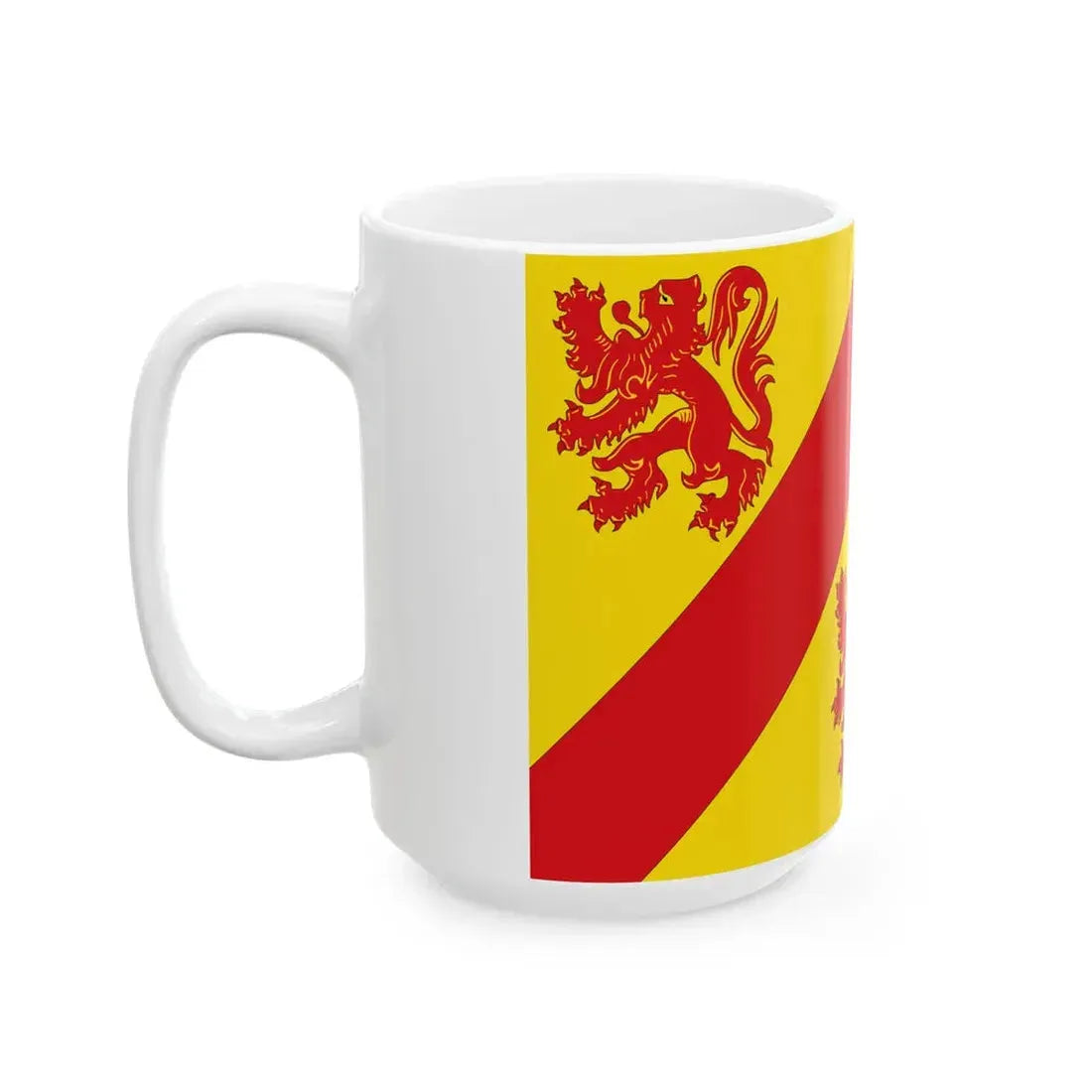 Flag of Zoersel (Belgium) White Coffee Mug - Go Mug Yourself