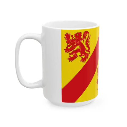Flag of Zoersel (Belgium) White Coffee Mug - Go Mug Yourself