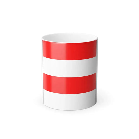 Flag of Zofingen Switzerland - Color Changing Coffee Mug 11oz - Go Mug Yourself