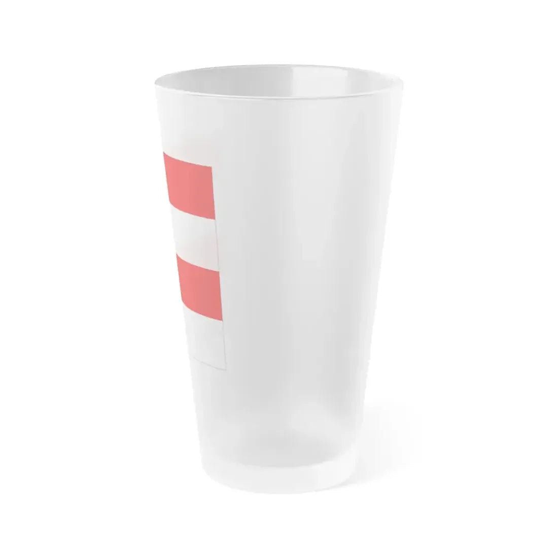 Flag of Zofingen Switzerland - Frosted Pint Glass 16oz - Go Mug Yourself