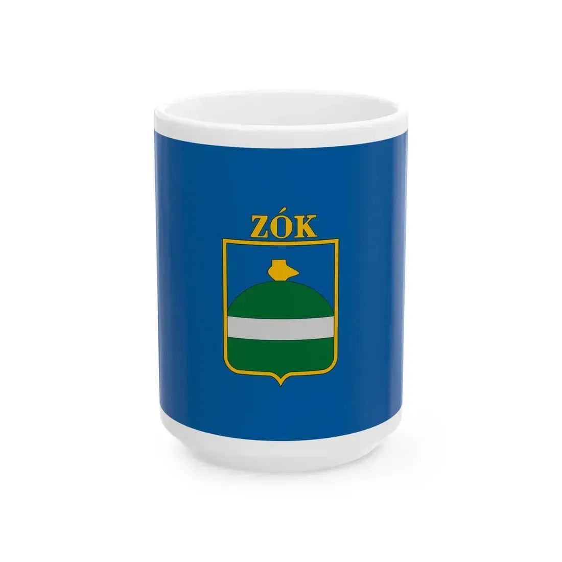 Flag of Zok (Hungary) White Coffee Mug 15oz - Go Mug Yourself