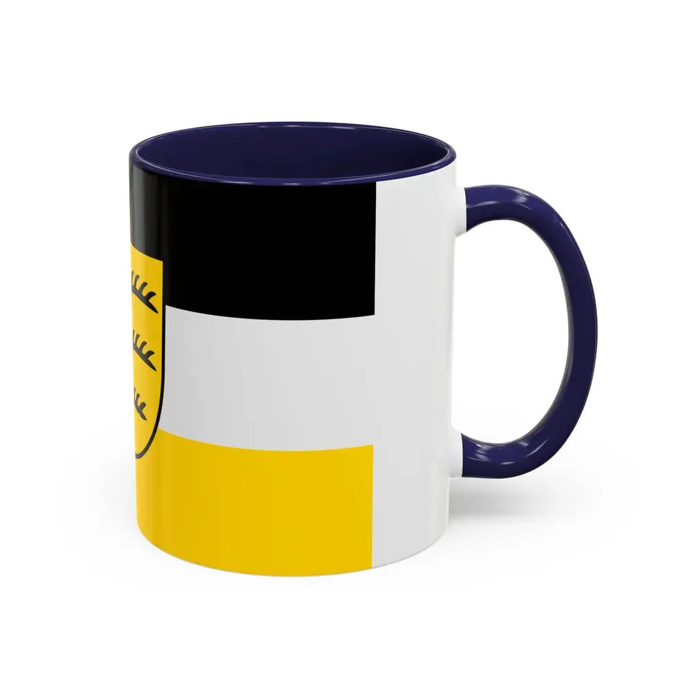 Flag of Zollernalbkreis Germany - Accent Coffee Mug - Go Mug Yourself