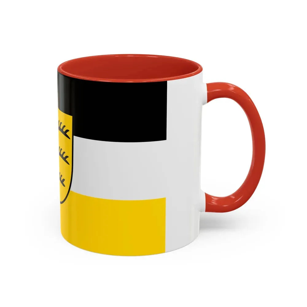 Flag of Zollernalbkreis Germany - Accent Coffee Mug - Go Mug Yourself