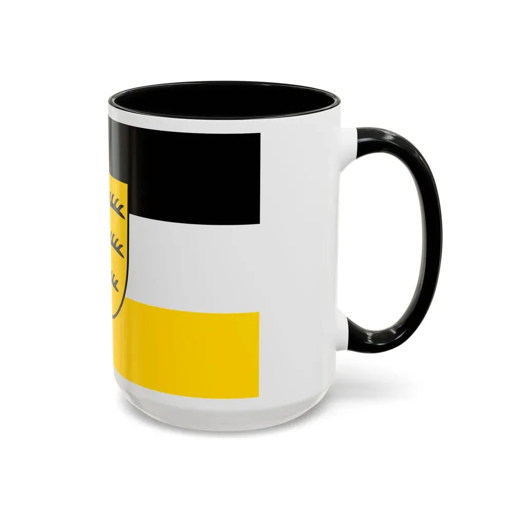 Flag of Zollernalbkreis Germany - Accent Coffee Mug - Go Mug Yourself