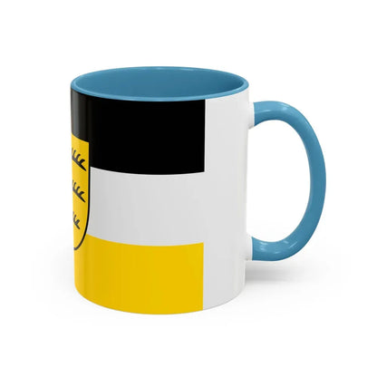 Flag of Zollernalbkreis Germany - Accent Coffee Mug - Go Mug Yourself