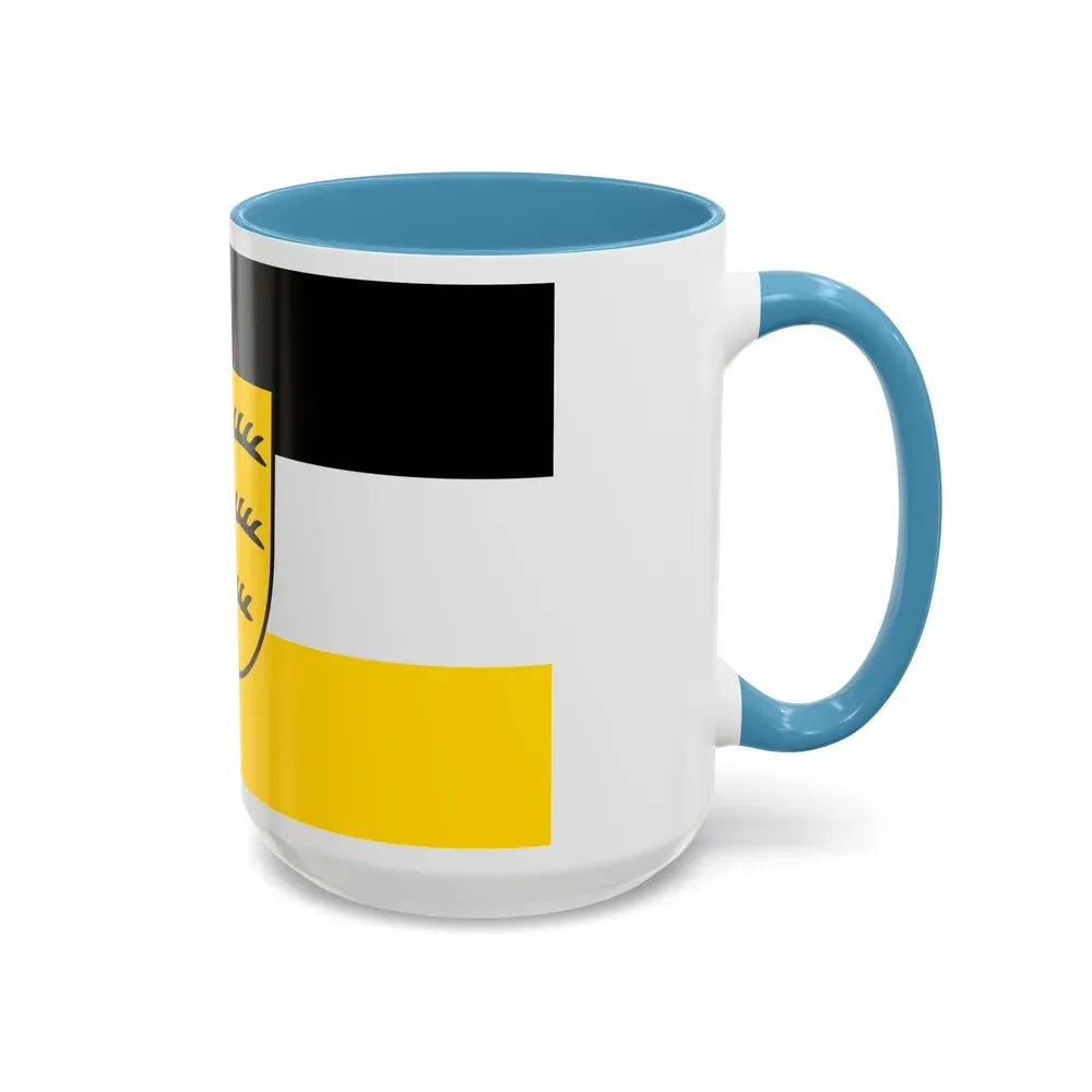 Flag of Zollernalbkreis Germany - Accent Coffee Mug - Go Mug Yourself