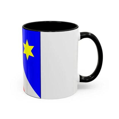 Flag of Zollikon Switzerland - Accent Coffee Mug - Go Mug Yourself